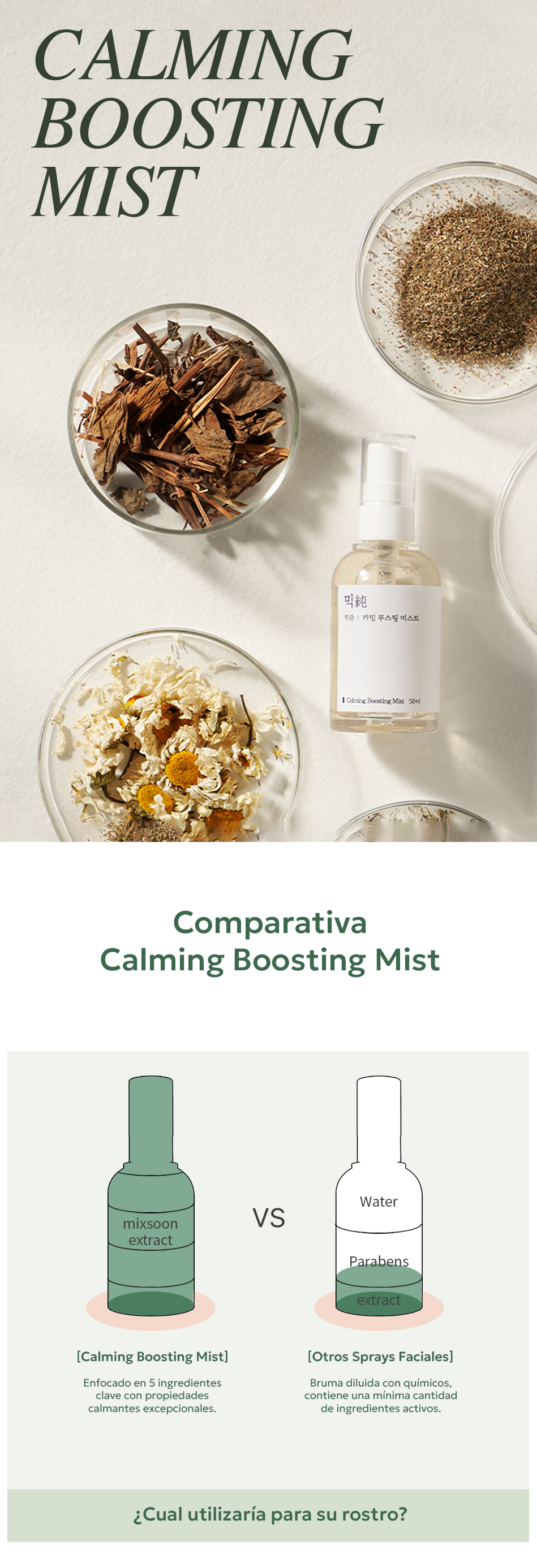 mixsoon Calming Boosting Mist MIXSOON