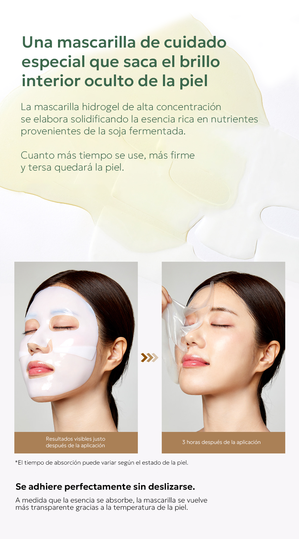 mixsoon Bean Hydrogel Mask Pack MIXSOON