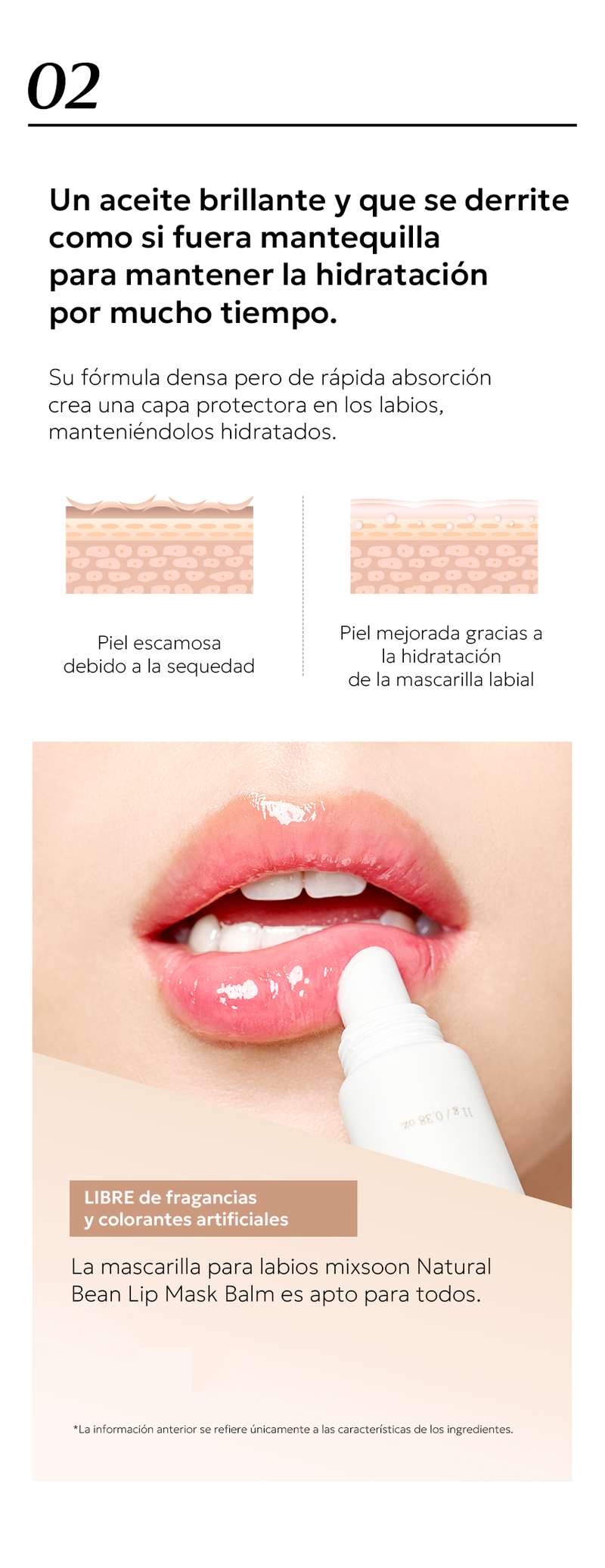 mixsoon Natural Bean Lip Mask Balm MIXSOON