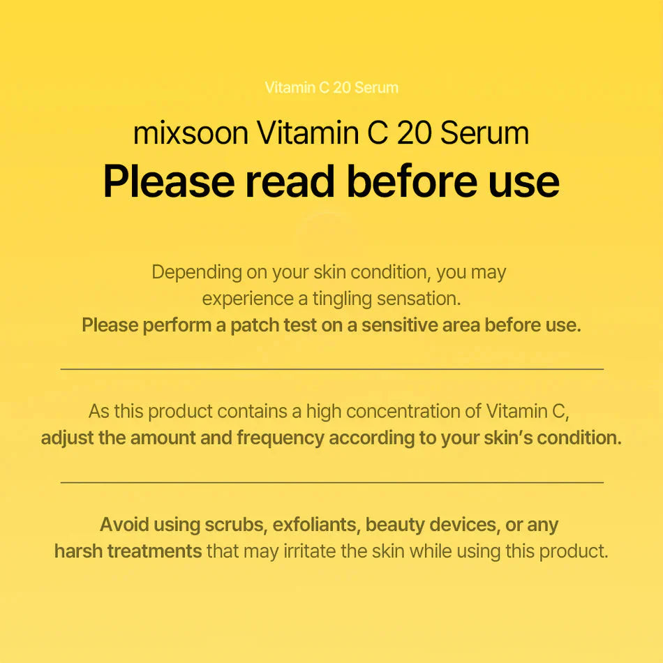 mixsoon Vitamin C 20 Serum MIXSOON