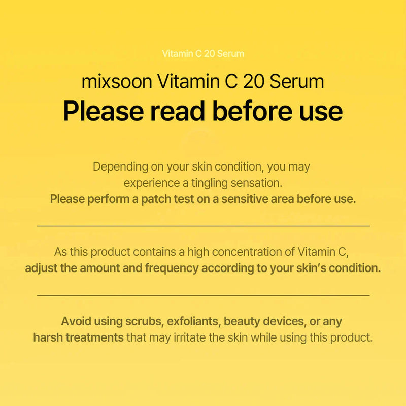 mixsoon Vitamin C 20 Serum MIXSOON