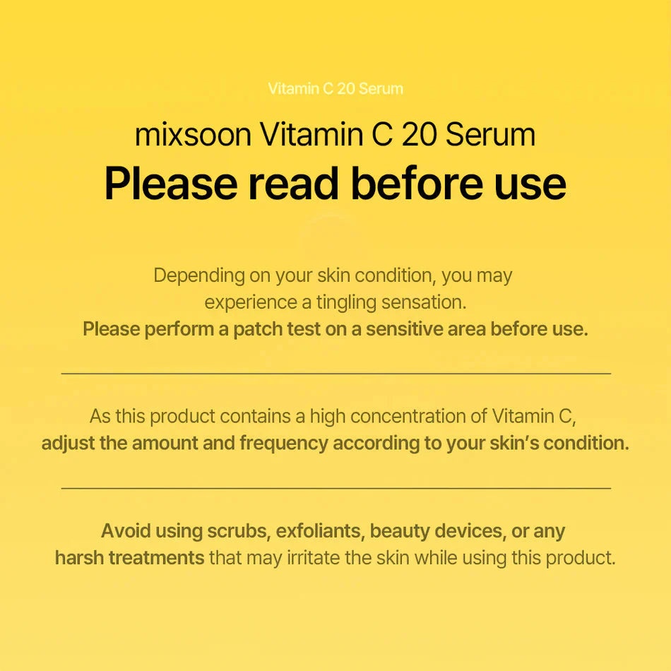 mixsoon Vitamin C 20 Serum MIXSOON