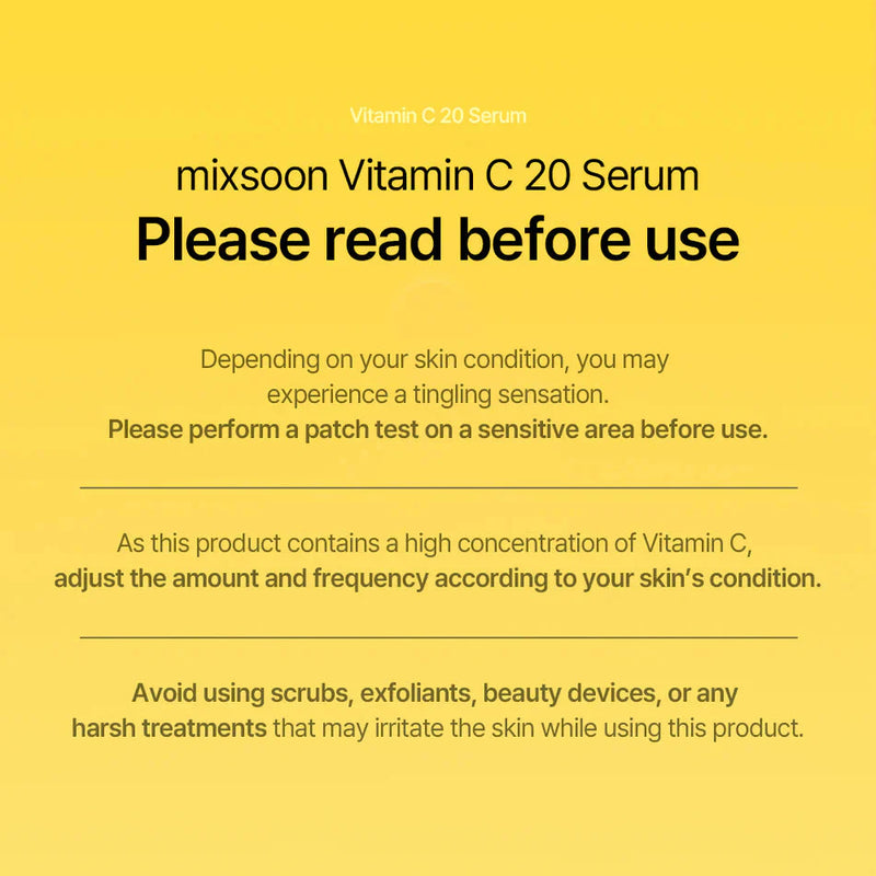 mixsoon Vitamin C 20 Serum MIXSOON