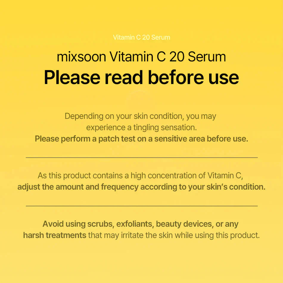 mixsoon Vitamin C 20 Serum MIXSOON
