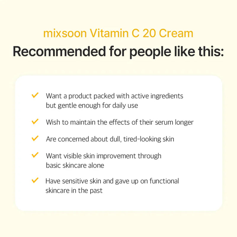 mixsoon Vitamin C Cream MIXSOON