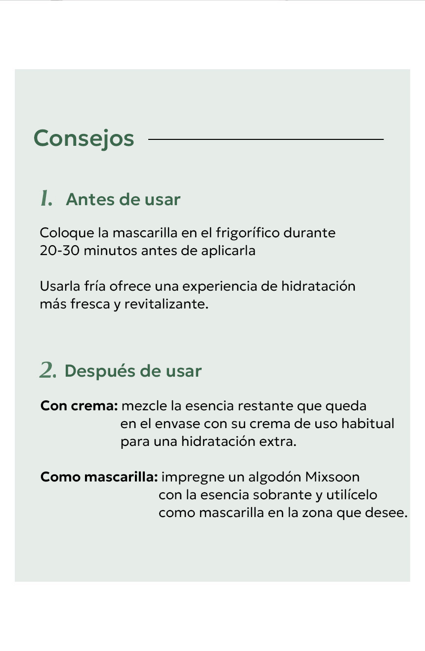 mixsoon Daily Mask Pack Saturday MIXSOON