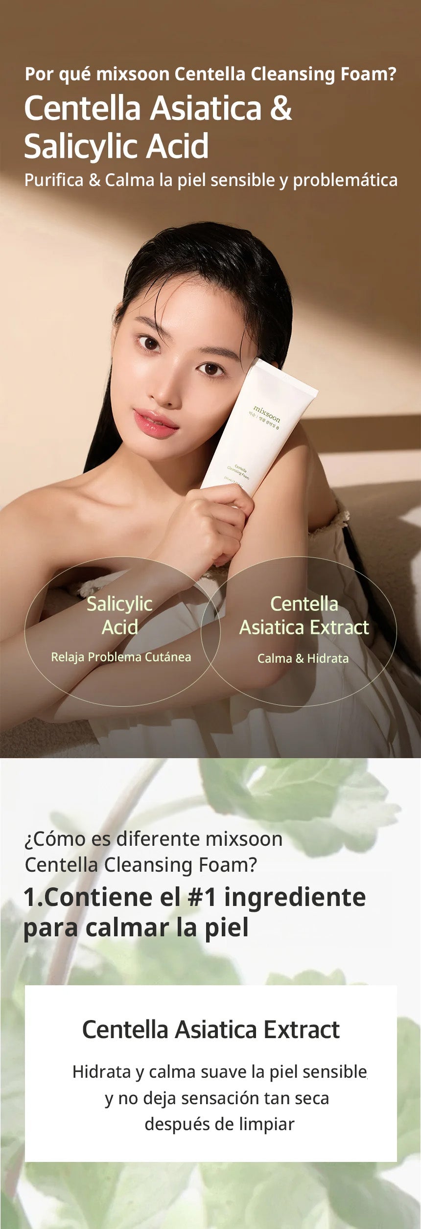 Mixsoon Centella Cleansing Foam MIXSOON