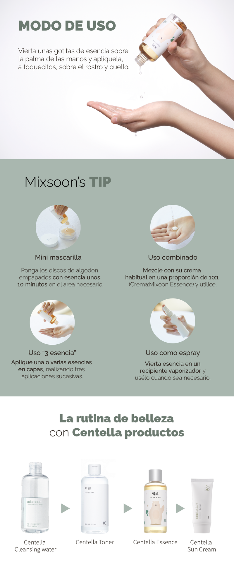 mixsoon Centella Asiatica Essence Mini 20ml MIXSOON