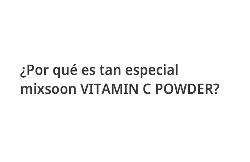 mixsoon Vitamin C Powder MIXSOON