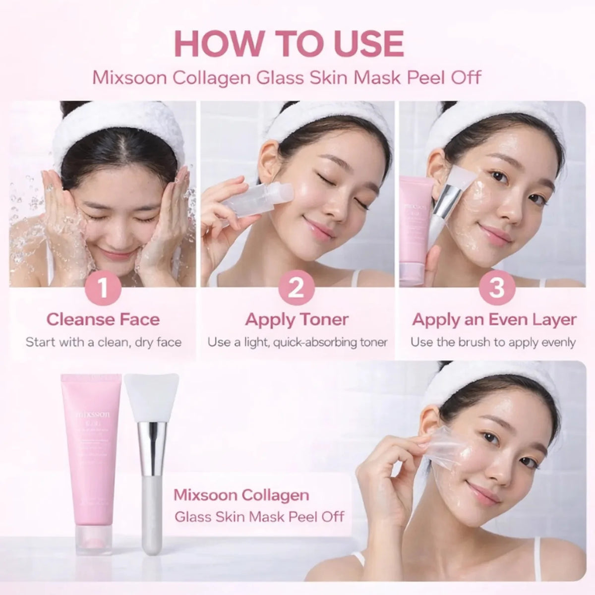 Mixsoon Collagen Glass Skin Mask MIXSOON