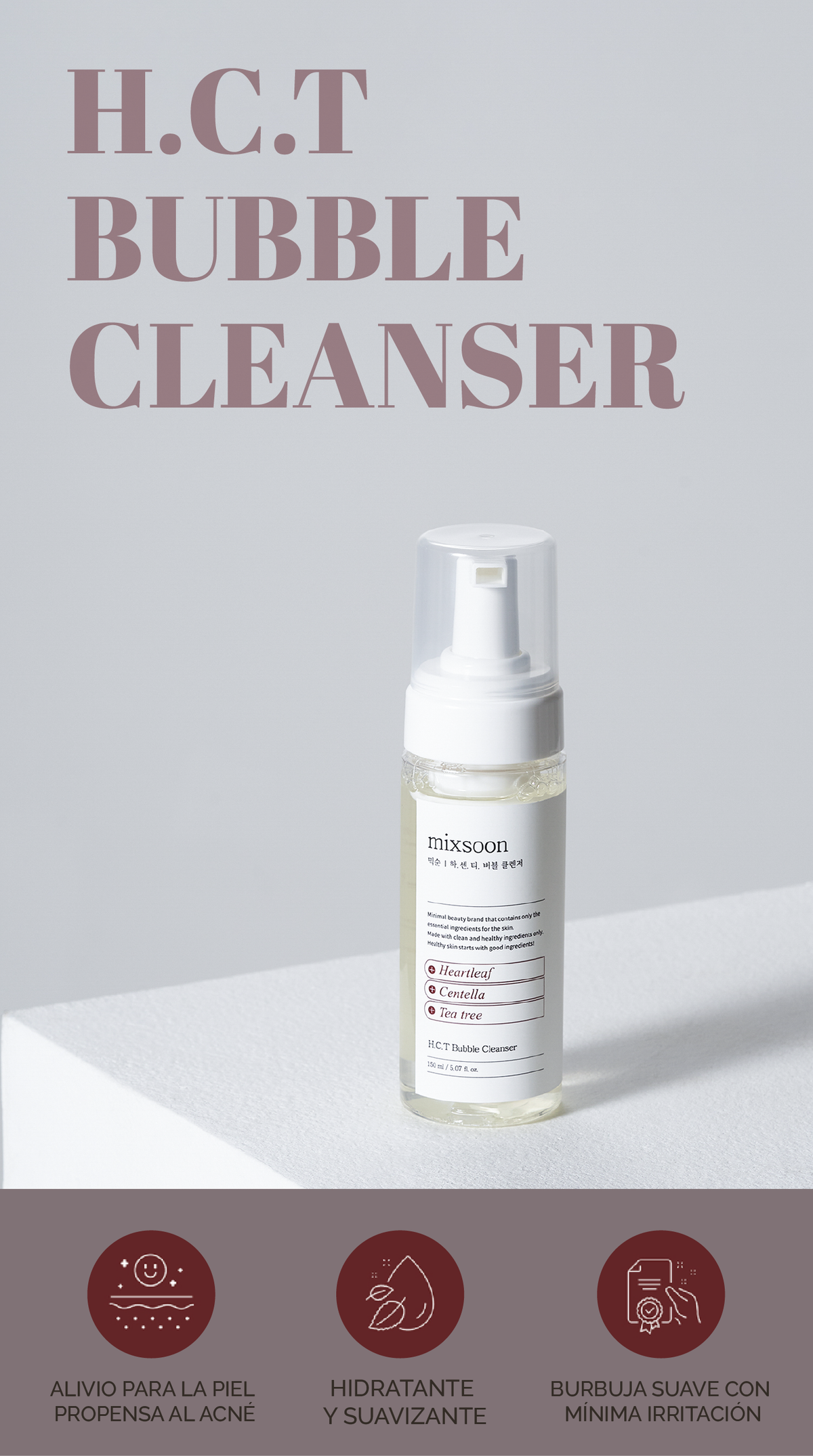 MIXSOON H.C.T Bubble Cleanser MIXSOON