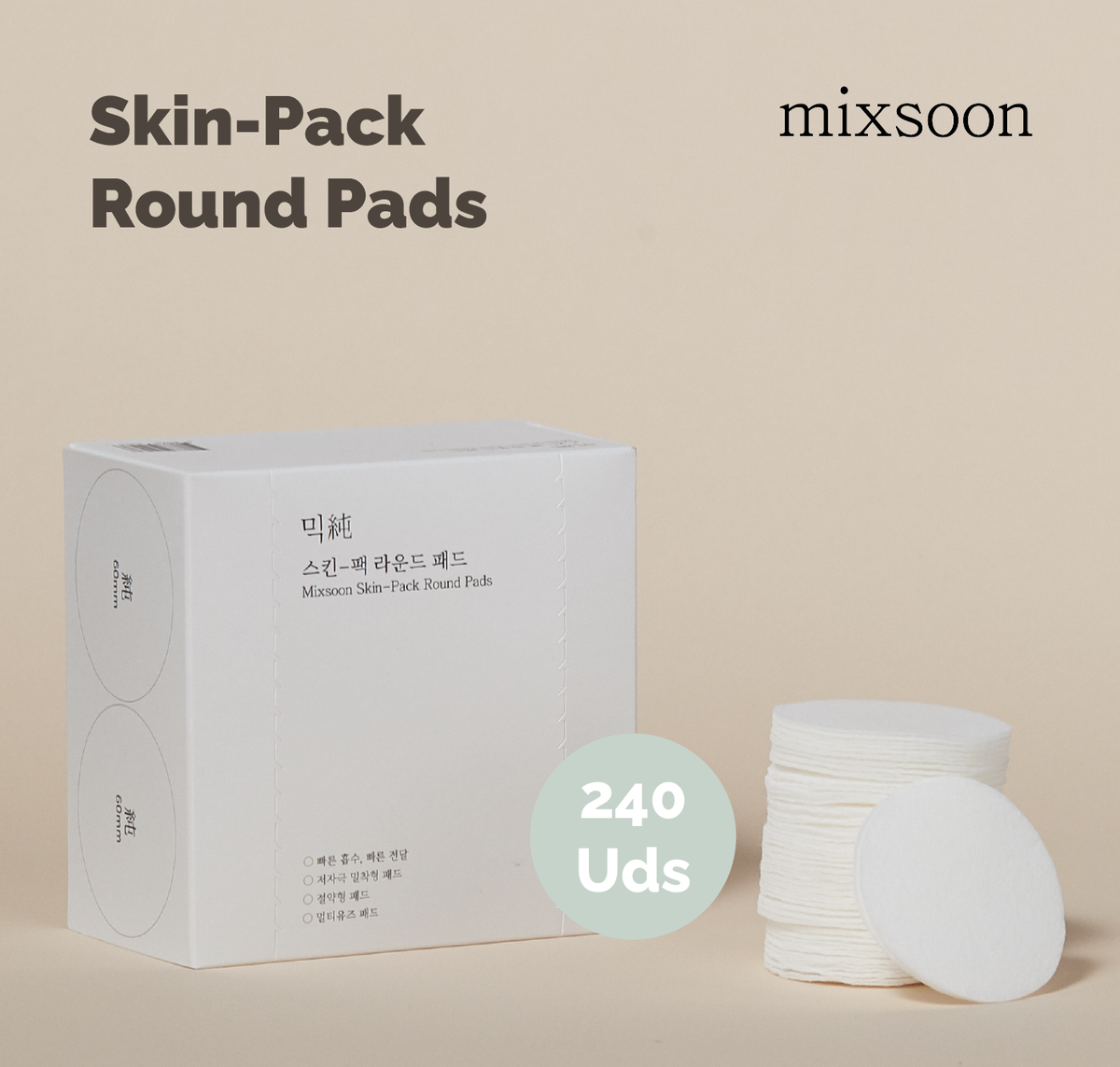 Mixsoon Skin-Pack Round Pads MIXSOON